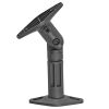 Cmple – Universal Speaker Wall Mounts for Satellite Speakers - Adjustable Tilt and Swivel Ceiling Wall Speaker Brackets - 1 Pair (Black)