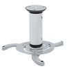 Cmple - Universal Adjustable Ceiling Projector Mount, 360 Degree Swivel Rotatable Projector Bracket - Max 22lbs (Silver)