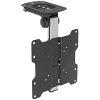 Cmple - Ceiling Cabinet TV Mount for 17-37" LED ,LCD, PLASMA TVs with Swiveling and Folding mechanism - Black/Silver