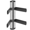 Cmple - Universal Adjustable AV Shelf Wall Mount for DVD Players/Cable Boxes/Games Consoles/TV Accessories - 2 Shelves