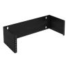 Cmple - 3U Patch Panel Bracket 4-inch Deep Hinged Patch Panel Wall Mount Rack for 19" Network Server Panels - Includes Mounting Screws
