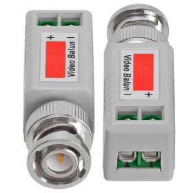 CCTV Coax BNC Video Balun Transceiver Adapter CAT5e CAT6 to Camera
