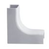 Wire Trak Inside Corner for Raceway PVC White, 1 1/2" W x 3/4" H