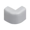 Wire Trak Outside Corner for Raceway PVC White, 1 1/2" W x 3/4" H