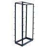 Wavenet - 4-Post 45U Open Frame Floor Rack Organizes 19” Network & Data Rack Equipment, Capacity 800lbs – Black