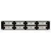 Cmple - 48 Port Cat6 Network Patch Panel, Cat 6 Rackmount Wall Mount Category 6 Bracket Surface 110 Type (568A/568B Compatible