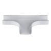 Wire Trak 3 Way Tee for Raceway PVC White, 1 1/2" W x 3/4" H