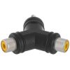 3.5mm Stereo Plug to 2 x RCA Jack Adapter - Triangular
