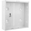 Wavenet - 14 Inch Structured Wiring Enclosure with Screw-on Door for Home Low Voltage Wiring, Fully Metal – White