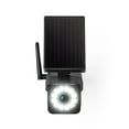 Hyper Tough Solar Motion Security Light 800 Lumens Black 120Â° Beam Angle with Simulated Surveillance Camera Outdoor LED Fixture