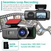 4K/1080P Dual Chanel Car Dash Cam 2.4GHz WiFi Car Camera Mini Driving Recorder with 140Â° Wide Angle APP Control Night Vision G-sensor Loop Recording