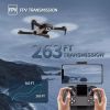 4DRC V4 Foldable Mini Drone with Camera - 1080P HD Drone ,3 Batteries,Drones for Adults Kids,Logistics is randomly sent by UPS/USPS.