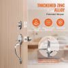 VEVOR Front Door Handle and Deadbolt Set, Satin Nickel Front Door Lock Set with Interior Knob, Adjustable Hole Spacing Single Cylinder Handleset