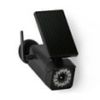 Hyper Tough Solar Motion Security Light 800 Lumens Black 120Â° Beam Angle with Simulated Surveillance Camera Outdoor LED Fixture