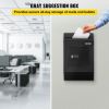 VEVOR Suggestion Box, Donation Ballot Box with Key & Combination Lock, Wall Mounted Collection Box with Wide Drop Slot