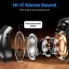 Wireless V5.3 Open Ear Clip Earbuds Over Ear Bone Headphones IPX3 Waterproof Ultra Open Earbuds with LED Display Charging Case for Driving Working Tra