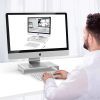 Monitor Stand Riser; RAINBEAN Custom Size Monitor Riser/Computer Stand for Home Office Business w/Sturdy Platform