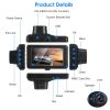 1080P Car DVR 3in Camera Dash Cam Camcorder Camera Recorder with 100Â° Angle Loop Recording Motion Detection