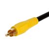 Cmple - 6FT RCA Subwoofer Cable (1 RCA Male to 1 RCA Male Composite Audio/Video Cord) S/PDIF Coaxial Cable, Digital Aud