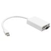 Cmple - Mini Display Port to VGA Cable - Mini DP Male to VGA Female Video Adapter - 6 Inches, White