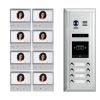 Intercom System for Apartment | 8 Apartment WiFi Video Doorbell | 8 x 7" Monitors, Door Release - DX4781S/ID
