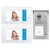 Intercom System for Home | 1 Apartment 170° Video DoorBell WiFi | 2  Monitors 7", Door Release - DX4721M/ID