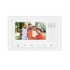 Hands-Free Monitor Station – DT-433 for 2-Wire Video Intercom Systems with 4.3-inch Color Screen, 6 Touch Buttons, In White Housing