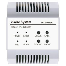 IP Network Gateway Converter Module – DT-IPG for 2-Wire Video Intercom System, App Support, SD-Card Slot, System Configuration