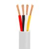 Speaker Wire 250ft 16 Gauge 4C White | CL2 Rated | In-Wall Speaker Cable