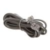 Cmple - Telephone Cord 7ft Phone Cord for Landline Male to Male 6P4C RJ11 Cable for 2 Lines Home Phone, Fax, DSL Modem, Router, Printer - Gray