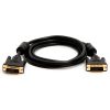 Cmple - DVI Cable 6ft, DVI to DVI Dual Link Monitor Cable Digital (24+1) Male DVI Cable for Gaming PC, Laptop, Projector, DVD, Monitor - Black