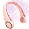 1pc Hanging Neck Fan; Portable Cooling Neck Fan; Adjustable; 360Â° Cooling; Super Quiet; No Blade Fan Design