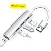 Powered USB Hub USB3.0 High-speed Transmission 4-port Hub Splitter 1 To 4 USB2.0 Hub Multi-port For Notebook Desktop