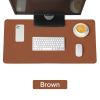 Large Size Office Desk Protector Mat PU Leather Waterproof Mouse Pad Desktop Keyboard Desk Pad Gaming Mousepad PC Accessories
