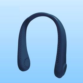 Easy Breezy Hands-Free Neck Fan (Color: Navy Blue)