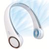 1pc Hanging Neck Fan; Portable Cooling Neck Fan; Adjustable; 360Â° Cooling; Super Quiet; No Blade Fan Design