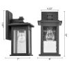 2 Pack outdoor wall light