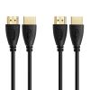 Cmple Ultra Slim High Speed HDMI Cable HDMI 2.0 HDTV Cable Supports Ethernet 3D 4K and Audio Return
