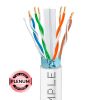1000ft Cat6 Shielded Plenum Ethernet Cable
