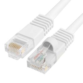 Cat5e Ethernet Cable (Option: 50ft White | UTP, 350 MHz, 1Gbps, RJ45 LAN | Network Patch Cable)