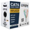 Cat 6 Riser Ethernet Cable | UL, CMR, 23AWG | Bare Copper 1000ft