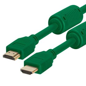 Cmple HDMI Cable 10FT High Speed HDTV Ultra HD (UHD) 3D, 4K @60Hz, 18Gbps 28AWG HDMI Cord Audio Return (Option: 10 Feet Green)