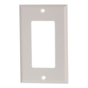 White Decora Wall Plate (Option: 1-Gang)