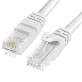 Cat6 Ethernet Cable (Option: 1.5ft White | 10Gbps, RJ45 LAN, 550 MHz, UTP | Network Patch Cable)