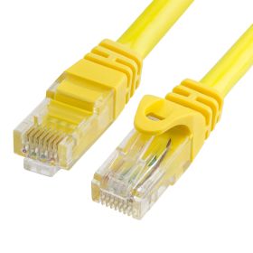 Cat6 Ethernet Cable (Option: 7ft Yellow | 10Gbps, RJ45 LAN, 550 MHz, UTP | Network Patch Cable)