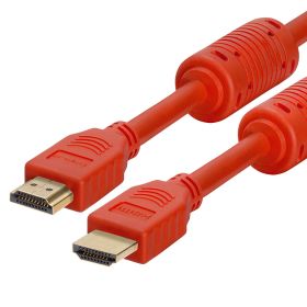 Cmple HDMI Cable 3FT High Speed HDTV Ultra HD (UHD) 3D, 4K @60Hz,18Gbps 28AWG HDMI Cord Audio Return (Option: 3 Feet Red)