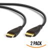 Cmple Ultra Slim High Speed HDMI Cable HDMI 2.0 HDTV Cable Supports Ethernet 3D 4K and Audio Return
