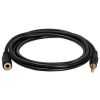Cmple 3.5mm 1/8inch Stereo Audio Aux Headphone Cable Extension Cord Male to Female