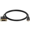 CMPLE HDMI to DVI Adapter Cable Bi Directional High Speed Monitor Cable for PC Laptop HDTV Projector