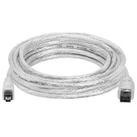 FireWire 800 9-Pin To FireWire 400 4-Pin Bilingual Cable (Option: 15 Feet Clear)
